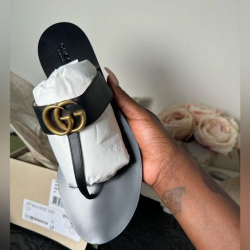 3 Color Classic Leather Flip-flops Sandals LX-872084 photo review