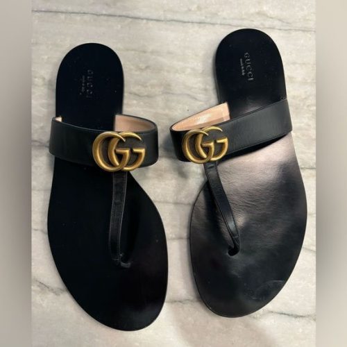 3 Color Classic Leather Flip-flops Sandals LX-872084 photo review