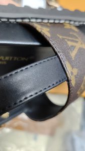 Vintage Leather Brown Adjustable Sandals with open toe LX-872074 photo review