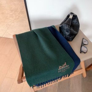 6 Color 180*30cm Cashmere Breathable Green Scarf WJ-985121