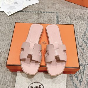 Fashion Leather Pink Sandals With Open Toe LX-872098