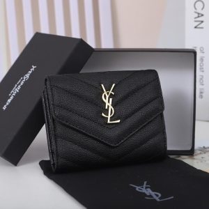 Fashion 4.9"x3.9"x1.0" Leather Wallet QB-927018