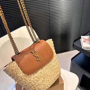 Fashion 6.5"x7.5" Weave leather Handbag BB-921014