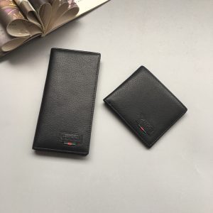 Black Leather Wallet QB-927003