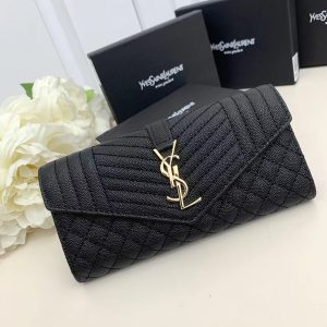 7.5"x4.3"x1.2" Leather with 12 card bag Wallet QB-927012
