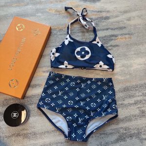 Fashion Blue Tankini Swimsuit YY-925235