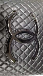 3 Colors 12.2"x11.8" Chain Leather Handbag BB-921035 photo review