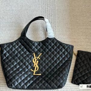 49x36cm Leather Woman's Handbag With small bag BB-921102