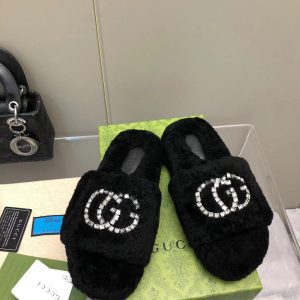 Classic Diamonds Cashmere Slipper LX-872152