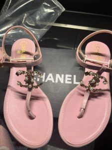 Classic Adjustable Straps Pearls Flip-flops LX-872142 photo review