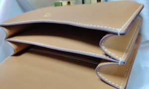 3 Colors 7.5" Leather HandBag with strap BB-921066 photo review
