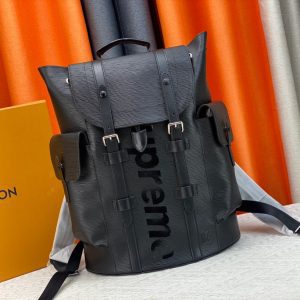 16.1"x18.5"x5.1" Leather backpack BB-921150