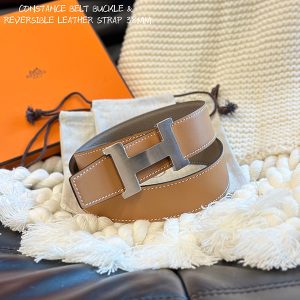 2 Color Classic Top quality steel Buckle 3.8cm Wide Reversible Real Leather Leather Belt PD-862096
