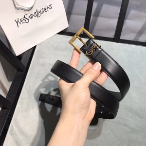 2 Color Fashion Top quality Adjustable steel Buckle 3cm wide Real Leather Belt PD-862082