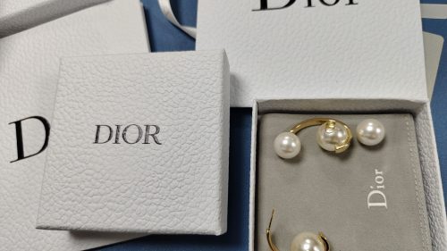 Black Pearls 18K Golden Earrings DDED-9110115 photo review