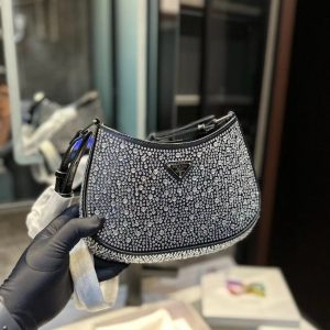 9.2"x5.5" Full Rhinestones Handbag BB-921219