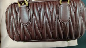 Big 9.1"x6.7" Small 7.9"x5.9" Leather Handbag with Adjustable Strap BB-921213 photo review