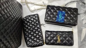 Black Squares Bags Set-Size 13.8"x11.8"x3.9", 9.1"x4.7"x2.0", 7.5"x3.9" BB-921270 photo review