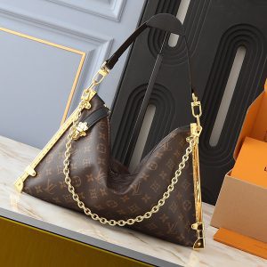 2 Colors 15.0"x9.1"x0.4" Leather Chains Handbag With Black Strap BB-921426