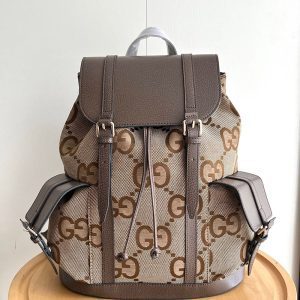 Size 13.4"x16.5"x7.5" Brown Backpack BB-921727
