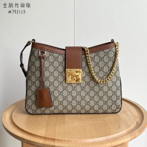Size 12.8"x9.4"x2.2" Handbag with Adjustable Strap Charm BB-921733