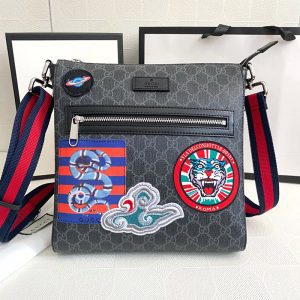 Size 10.6"x11.2"x2.0" Classic Embroidery Patterns Handbag with Adjustable Strap BB-921738