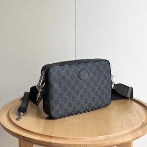 Size 9.3"x6.3"x1.8" Gray Adjustable Strap HandBag BB-921630