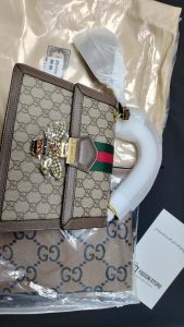 Size 10.0"x6.7"x5.1" Brown Totebag with Strap Charm BB-921708 photo review