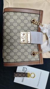 Size 12.8"x9.4"x2.2" Handbag with Adjustable Strap Charm BB-921733 photo review