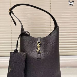 Vintage Size 11.0"x10.6" Embossed leather Handbag with Small Square Pocket BB-921813