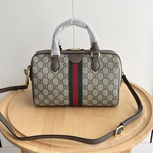 Size 6.9"x10.4"x5.5" Leather Totebag with Adjustable Strap BB-921752