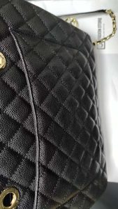 4 Colors Fashion Size 13.2"x9.6"x5.5" Squares Leather Totebag with Chains straps BBGZ-928043 photo review