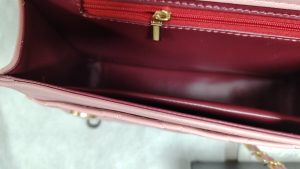 Genuine leather 4 Colors Size 7.9"x1.6"x3.9" Chains Messenger bag BB-921778 photo review