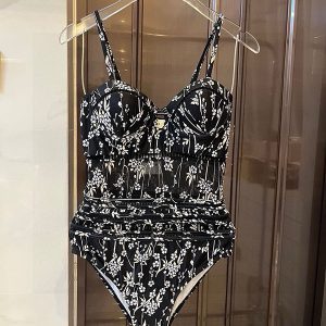 Sexy One-piece Smocked Swimsuit YY-925457