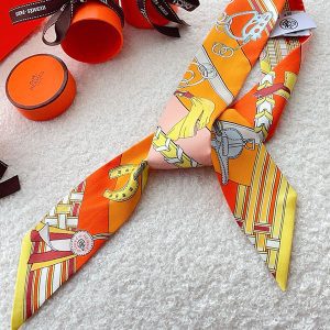 120x8cm Classical Handbag Ribbon Scarf Neck Bow WJ-987017