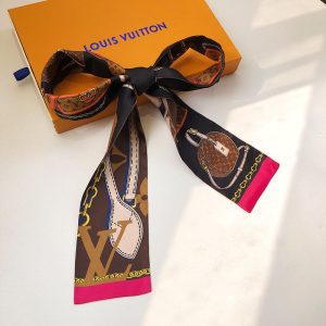 120x8cm Bag Prints Handbag Ribbon Scarf Neck Bow WJ-987035
