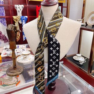 120x8cm Classical Alphabest Handbag Ribbon Scarf Neck Bow WJ-987051