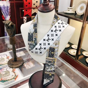 120x8cm Classical Prints Handbag Ribbon Scarf Neck Bow WJ-987042