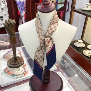 120x8cm Embroidery Handbag Ribbon Scarf Neck Bow WJ-987016