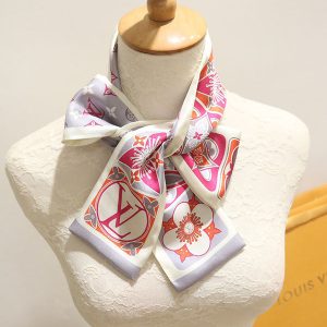 120x8cm Flowers Handbag Ribbon Scarf Neck Bow WJ-987033