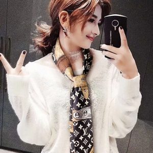 120x8cm Fashion Handbag Ribbon Scarf Neck Bow WJ-987043