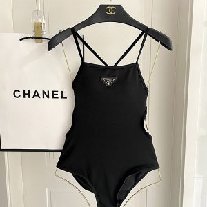 Classical Waistless One-piece Smocked Swimsuit YY-925509