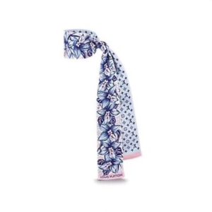 120x8cm Flowers Embroidery Handbag Ribbon Scarf Neck Bow WJ-987022