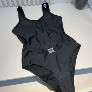 Classical Backless One-piece Swimsuit with Belt YY-925510