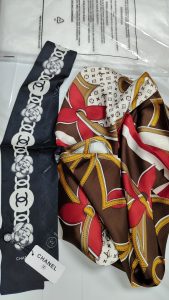 120x8cm Flowers Handbag Ribbon Scarf Neck Bow WJ-987006 photo review