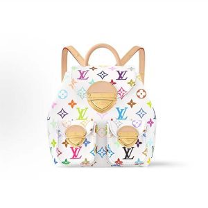 New 24x26x7cm Leather Backpack With Adjustable Straps BB-928091