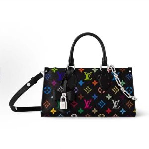 New Size 9.8"x5.1"x3.9" Lock chains Leather Handbag With Adjustable Strap BB-928084