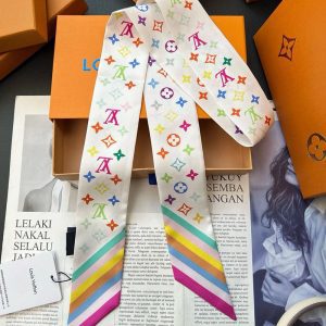 120x8cm Colorful Handbag Ribbon Scarf Neck Bow WJ-987052