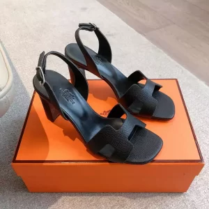 Fashion High Quality Real Leather High Heel Sandals LX-872316