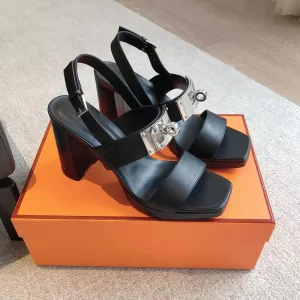 Fashion High Quality Real Leather heels Sandals LX-872304